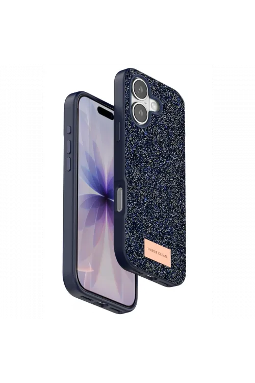 Onegif Apple iPhone 17 Bright Simli Kapak - Mavi