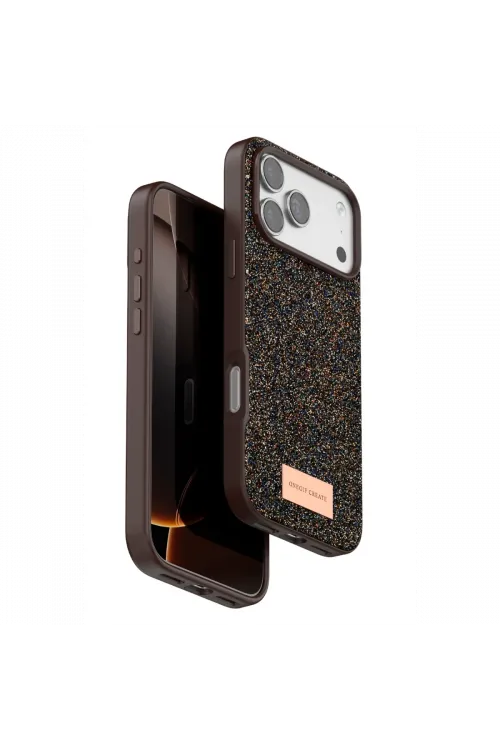 Onegif Apple iPhone 17 Pro Max Bright Simli Kapak - Gold