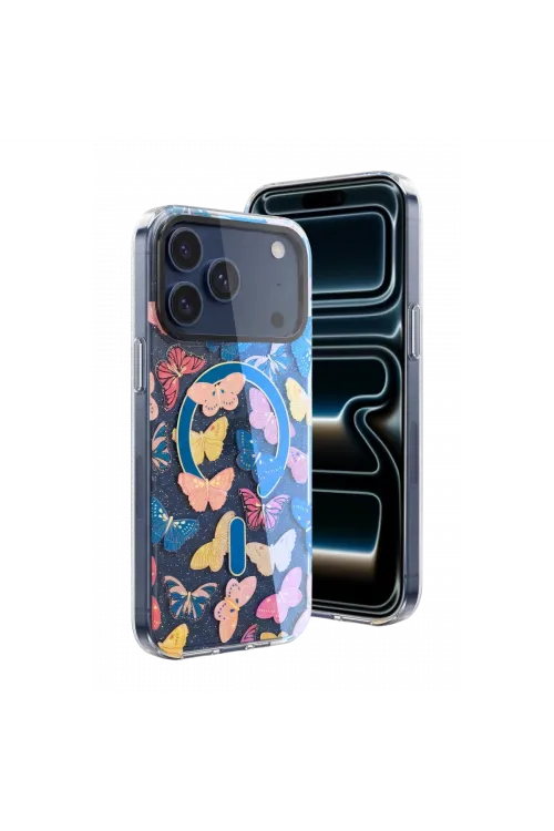 Onegif Apple İphone 17 Pro Max Desina Magsafe Kapak - Desen 5
