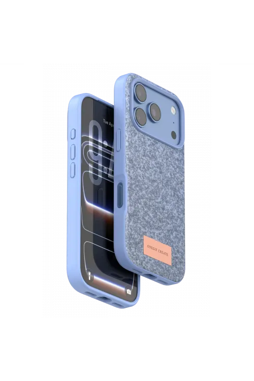 Onegif Apple iPhone 18 Pro Bright Simli Kapak - Mavi