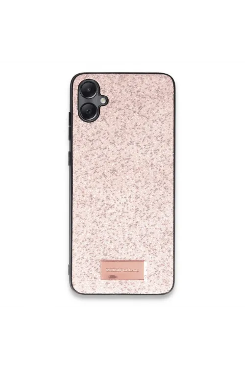 Onegif Samsung Galaxy A05 Bright Simli Kapak - Pembe
