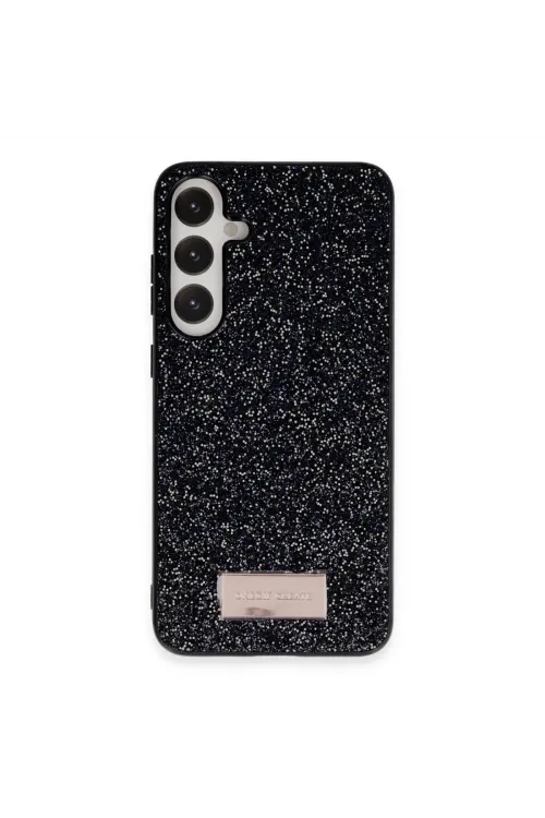 Onegif Samsung Galaxy A05s Bright Simli Kapak - Siyah