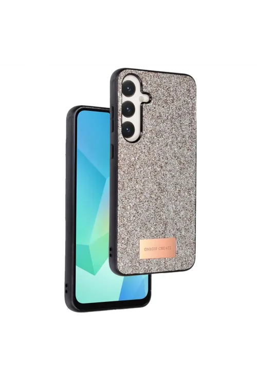 Onegif Samsung Galaxy A16 5g Bright Simli Kapak - Gold