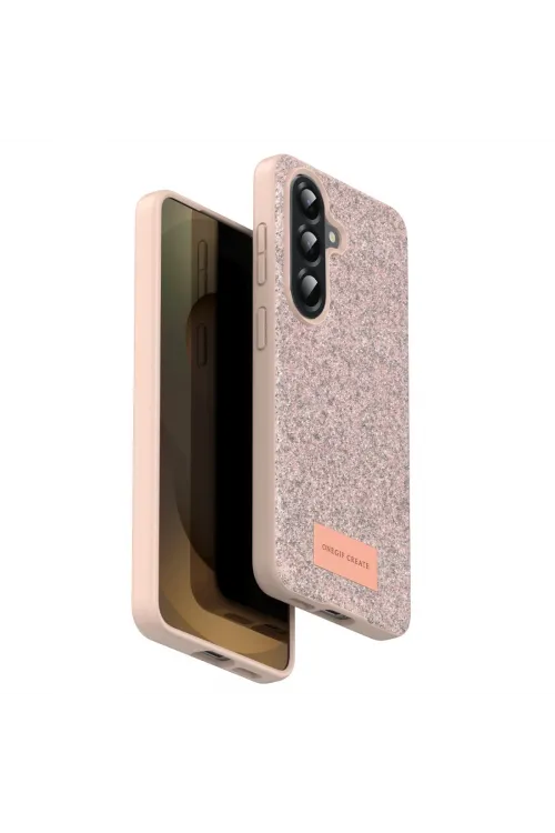 Onegif Samsung Galaxy A17 5g Bright Simli Kapak - Pembe