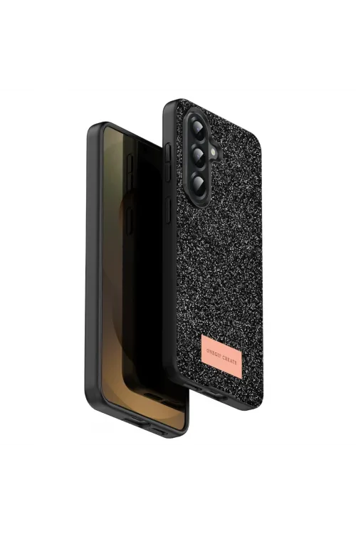 Onegif Samsung Galaxy A17 5g Bright Simli Kapak - Siyah