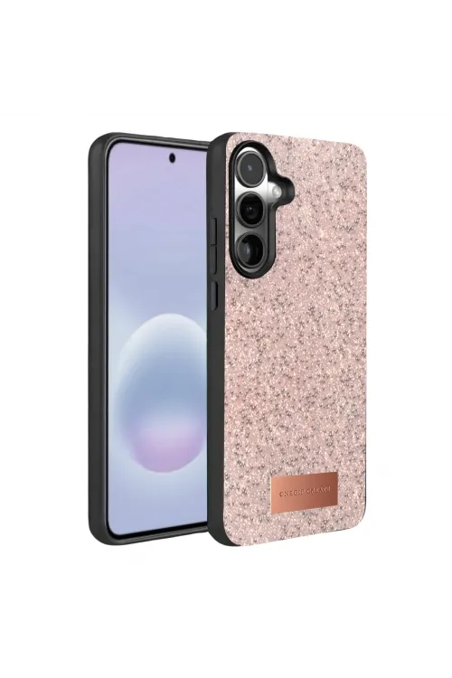 Onegif Samsung Galaxy A37 5g Bright Simli Kapak - Pembe