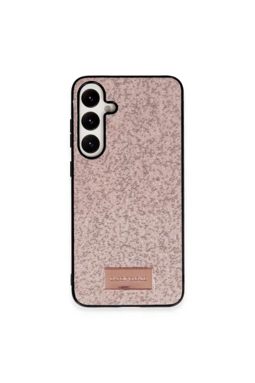 Onegif Samsung Galaxy A55 5g Bright Simli Kapak - Pembe