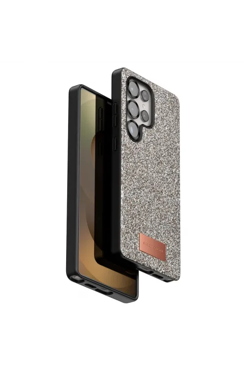 Onegif Samsung Galaxy S25 Ultra Bright Simli Kapak - Gold