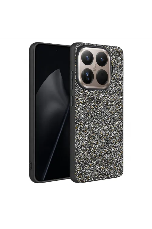 Onegif Xiaomi Mi 15t Pro Bright Simli Kapak - Gold