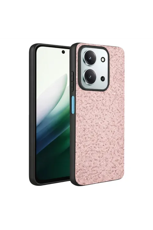 Onegif Xiaomi Redmi 15c 4g Bright Simli Kapak - Pembe
