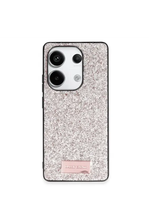 Onegif Xiaomi Redmi Note 13 Pro 4g Bright Simli Kapak - Gold