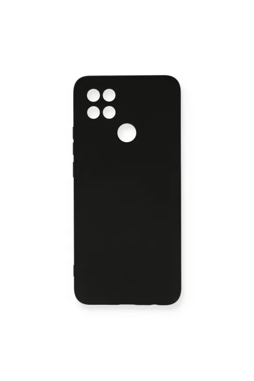 Oppo A15 Kılıf Nano İçi Kadife Silikon - Siyah
