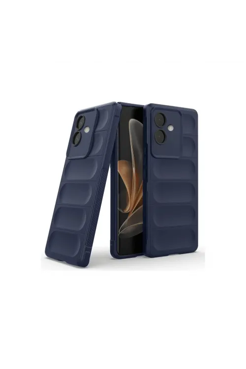 Oppo A3 Kılıf Optimum Silikon - Lacivert