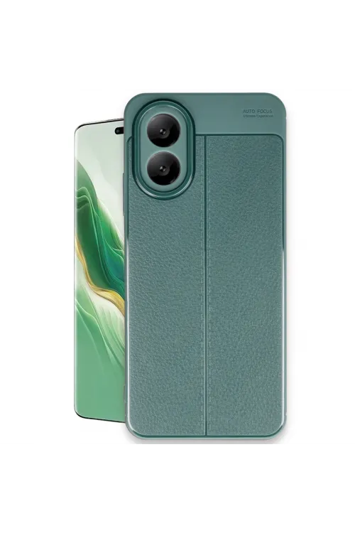 Oppo A38 Kılıf Auto Focus Kapak - Koyu Yeşil