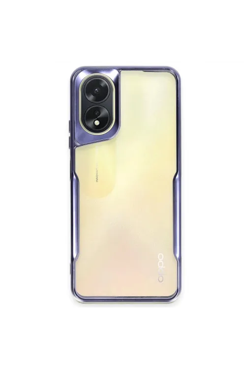 Oppo A38 Kılıf Boyi Silikon Kapak - Lacivert