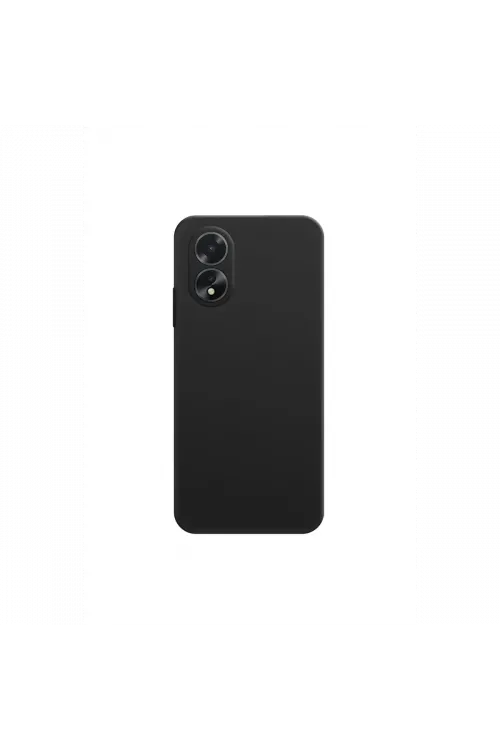 Oppo A38 Kılıf First Silikon - Siyah