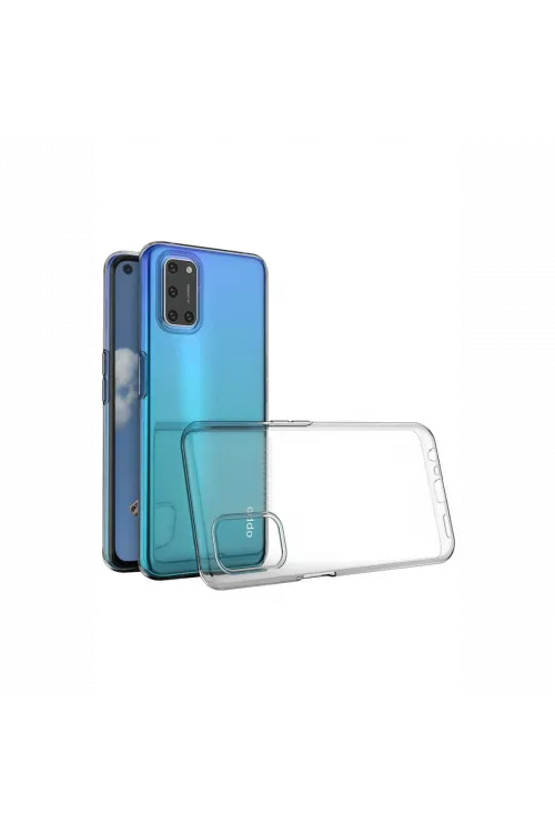 Oppo A52 Kılıf Lüx Şeffaf Silikon