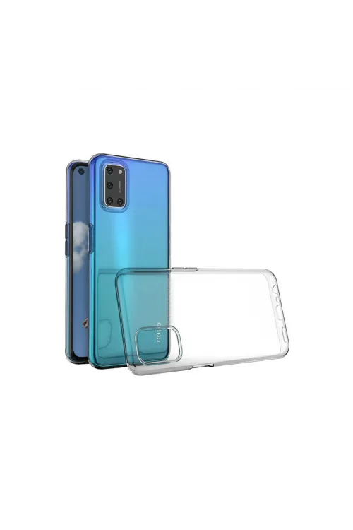 Oppo A52 Kılıf Lüx Şeffaf Silikon