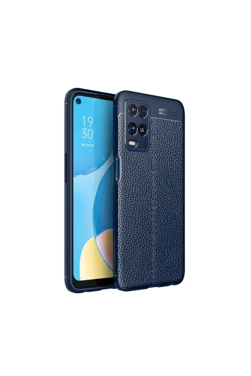 Oppo A54 4g Kılıf Auto Focus Kapak - Lacivert