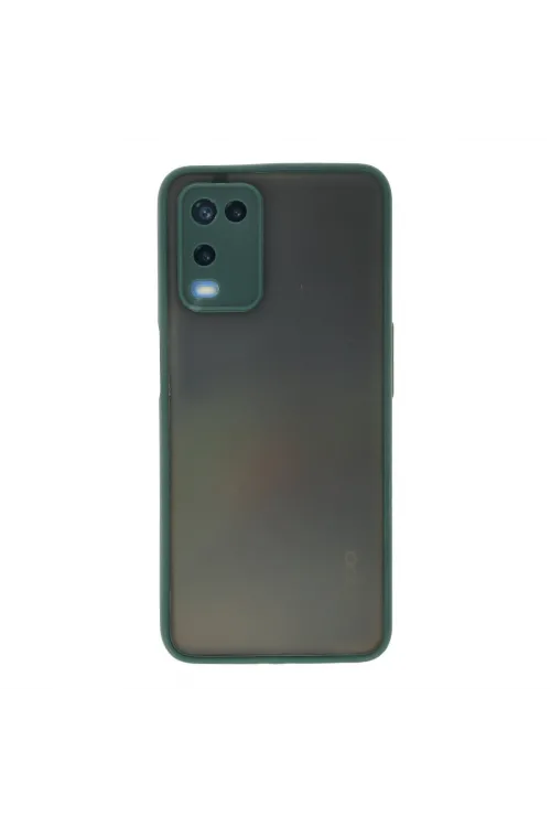 Oppo A54 4g Kılıf Montreal Silikon Kapak - Yeşil