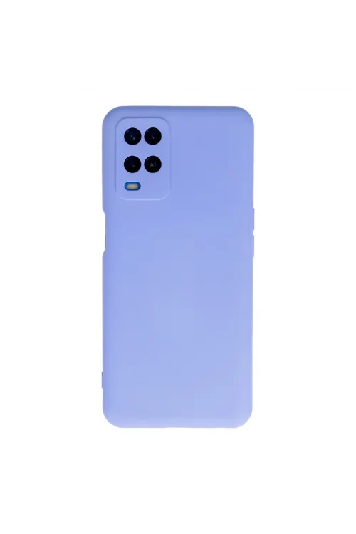 Oppo A54 4g Kılıf Nano İçi Kadife Silikon - Lila
