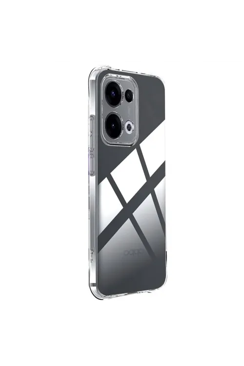Oppo A6 Pro 4g Lüx Şeffaf Silikon - Şeffaf