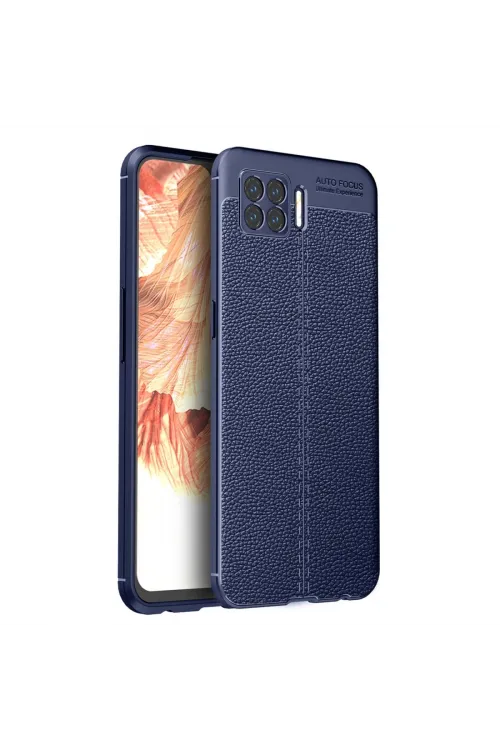 Oppo A73 Kılıf Auto Focus Kapak - Lacivert