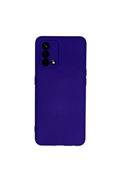 Oppo A74 4g Kılıf Nano İçi Kadife Silikon - Mor