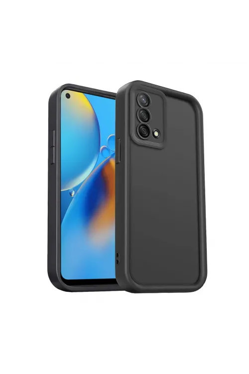 Oppo A74 4g Kılıf Viera Silikon - Siyah