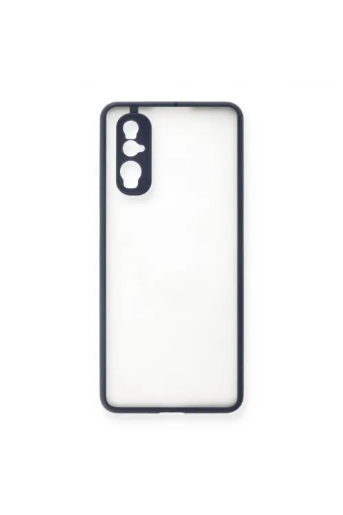 Oppo Find X2 Kılıf Montreal Silikon Kapak - Lacivert