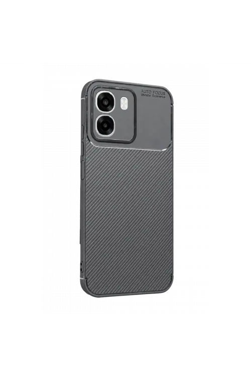 Oppo Oppo A6t 5g Auto Focus Karbon Kapak - Gri