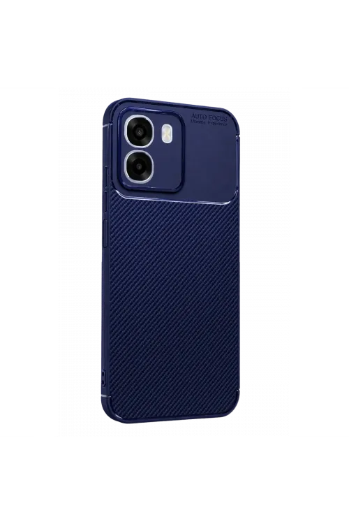 Oppo Oppo A6t 5g Auto Focus Karbon Kapak - Lacivert