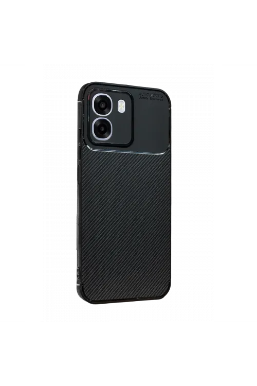Oppo Oppo A6t 5g Auto Focus Karbon Kapak - Siyah