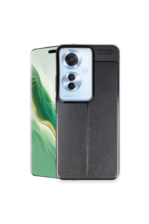 Oppo Reno 11f Kılıf Auto Focus Kapak - Siyah