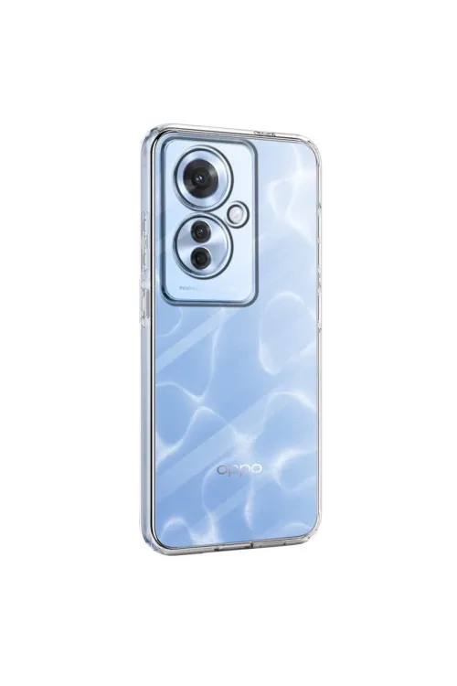 Oppo Reno 11f Kılıf Lüx Şeffaf Silikon