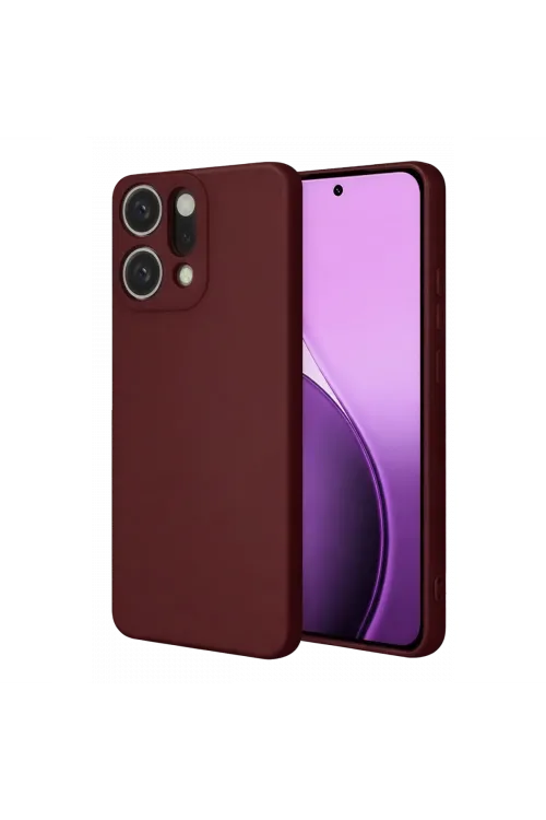 Oppo Reno 14 First Silikon - Bordo