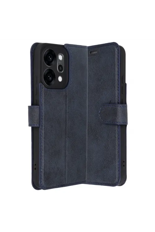 Oppo Reno 14 Trend S Plus Kapaklı Kılıf - Lacivert
