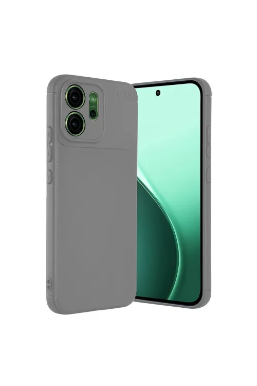 Oppo Reno 14f Auto Focus Karbon Kapak - Gri