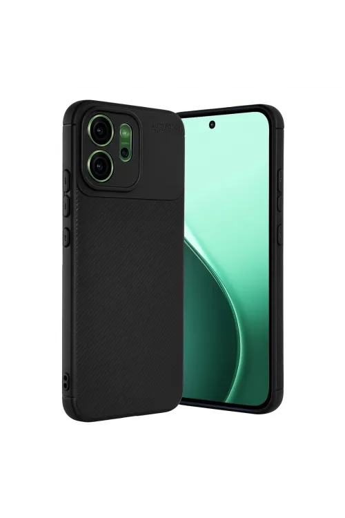 Oppo Reno 14f Auto Focus Karbon Kapak - Siyah