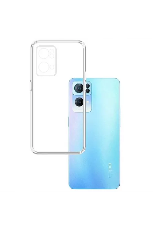 Oppo Reno 7 Lite Kılıf Lüx Şeffaf Silikon
