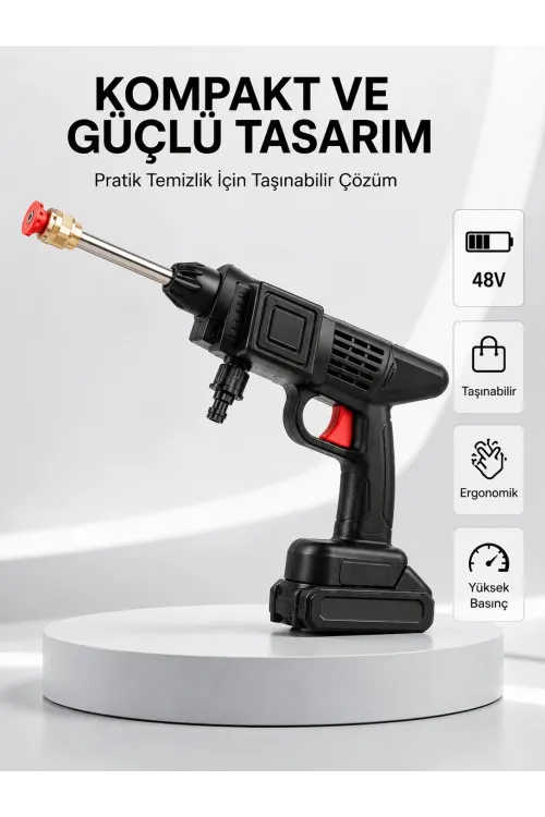 Orijinal 48v Şarjlı Basınçlı Temizlik Tabancası 2025 A Kalite Seri