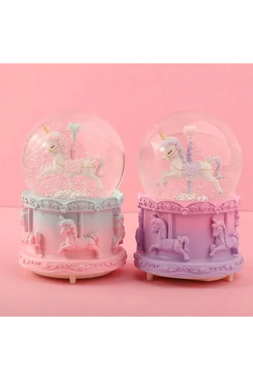 Orta Boy Unicorn Kar Küresi