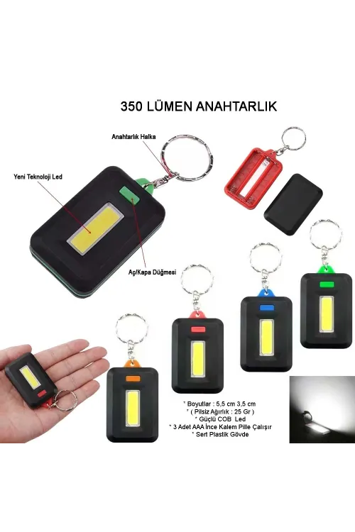 Ortam Aydınlatan 350 Lümen Anahtarlık Wt-377