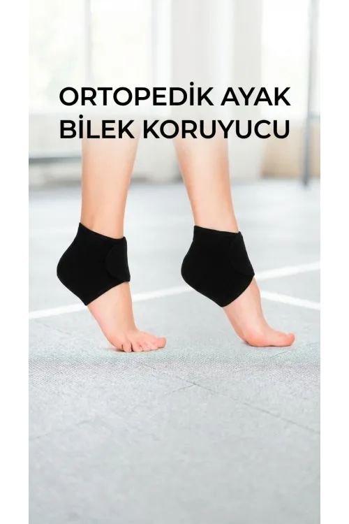 Ortopedik Topuk Dikeni Destekli Silikonlu Çorap 2li Set