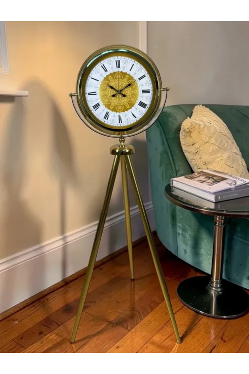 Osmanlı Motifli Tripod Ayaklı Saat