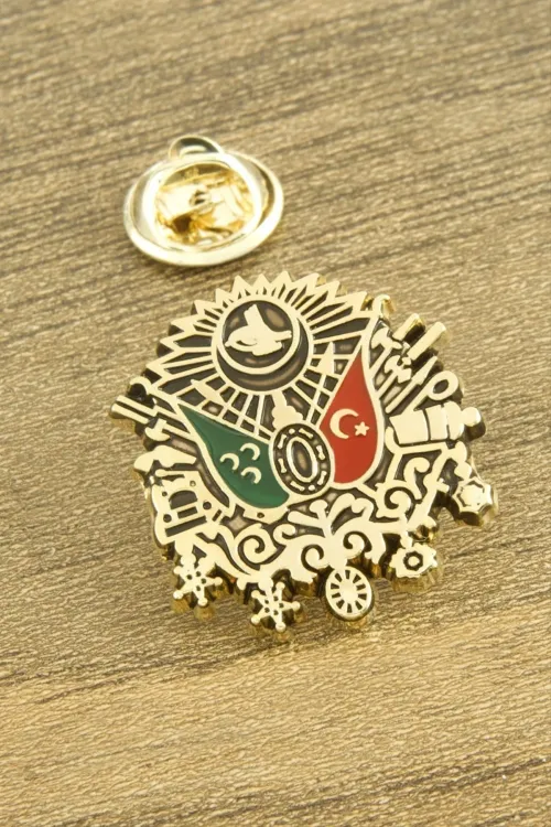 Osmanlı Tuğrası Yaka Rozet