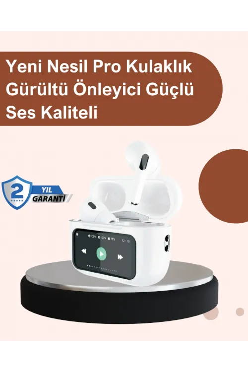 Otomatik Bağlantılı Bluetooth Kulaklık Anc Özellikli Su Ve Ter Dayanıklı