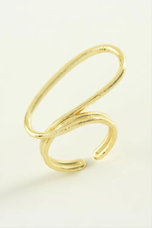 Oval Metal Yüzük
