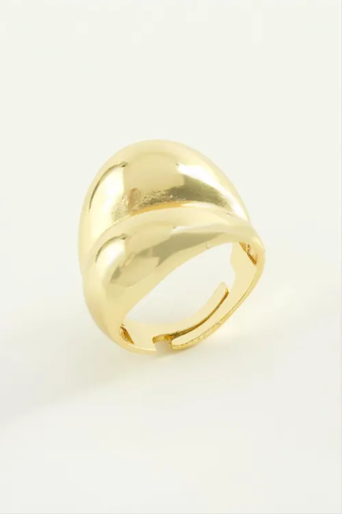 Oval Metal Yüzük
