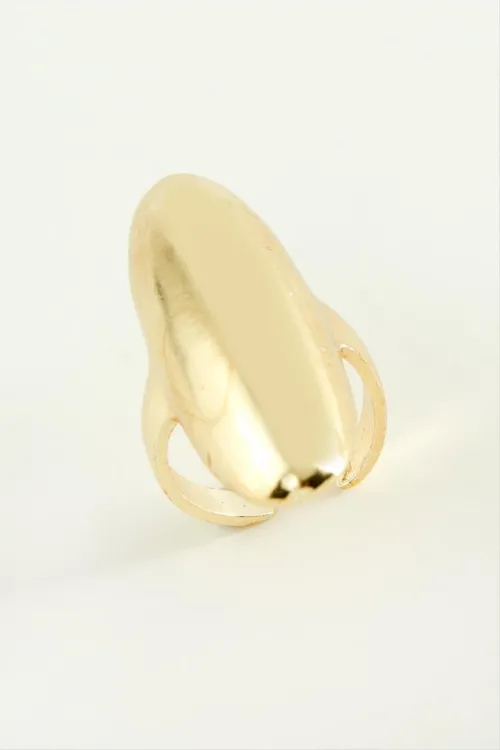 Oval Metal Yüzük